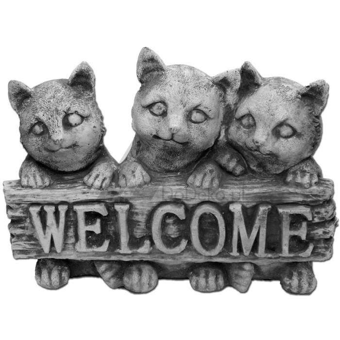 Betonowe koty - figurka dekoracyjna