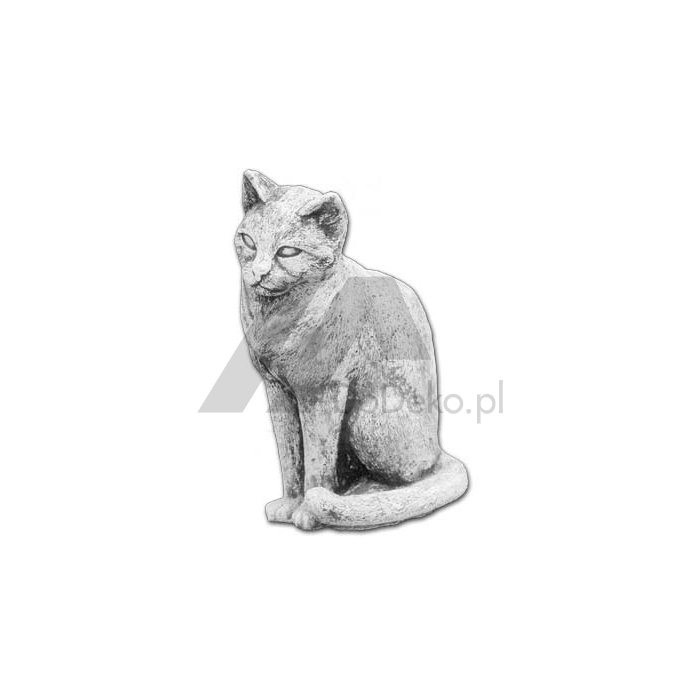 Figurka dekoracyjna - betonowy kotek