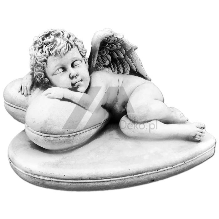Betonowy anioł - figurka dekoracyjna