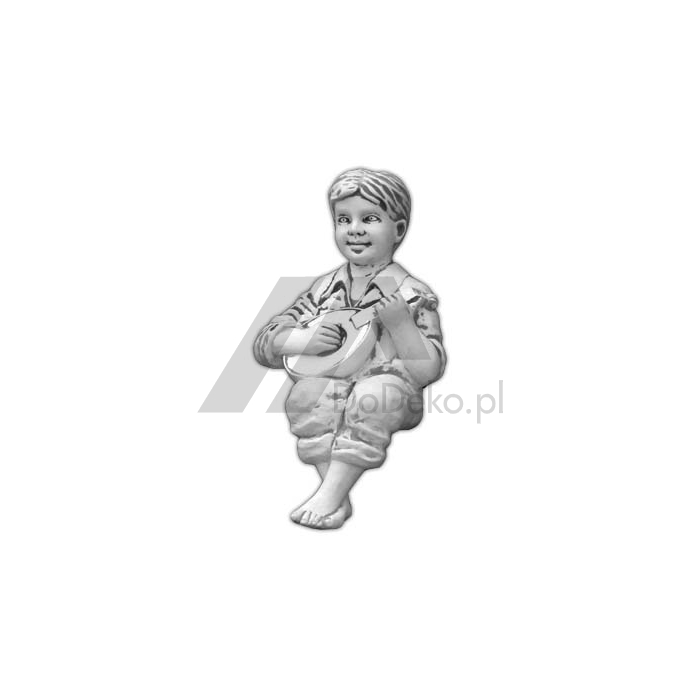 Figurka betonowa chłopiec z lutnią w sklepie DoDeko.pl