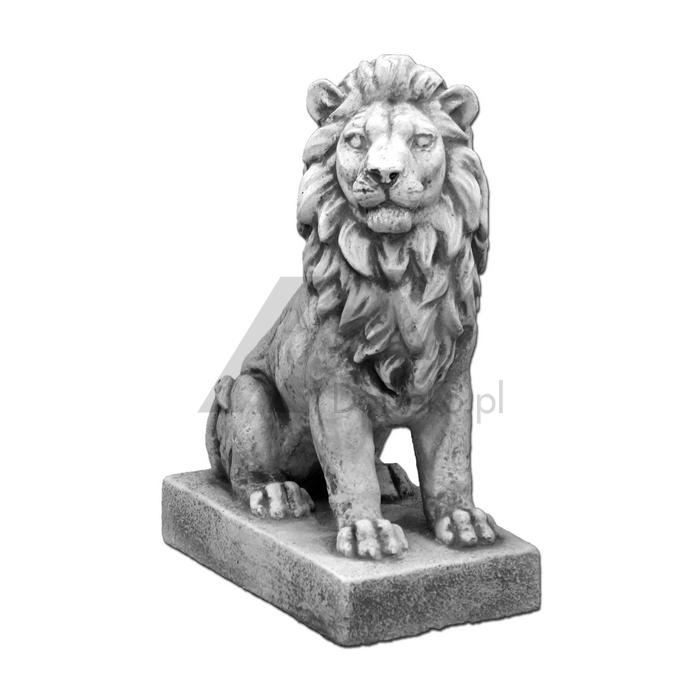Lew siedzący lewy - figura dekoracyjna