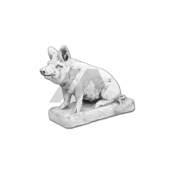 świnia siedząca, figurki ogrodowe z betonu w sklepie Dodeko.pl
