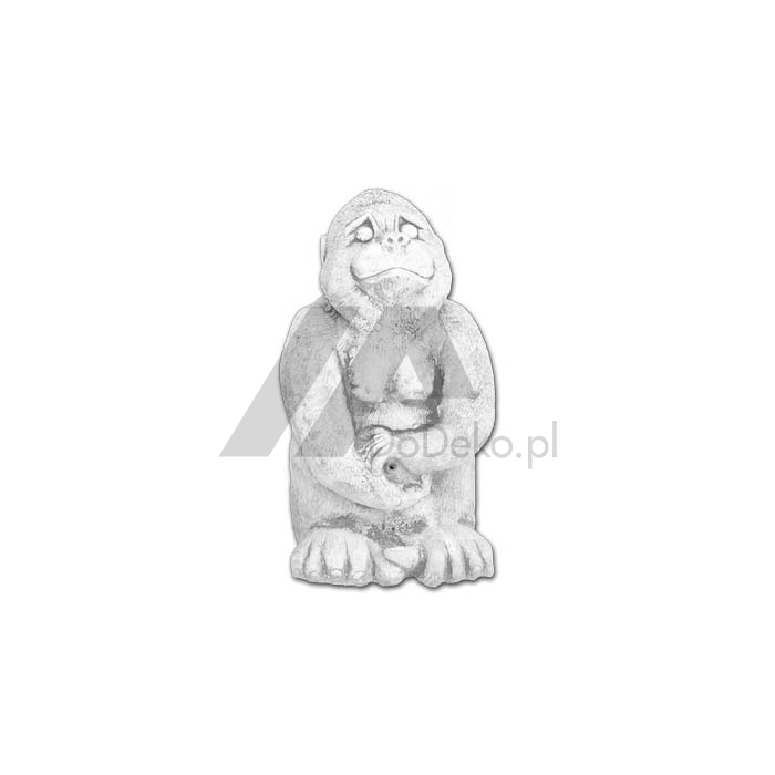 Małpa - figurka przelewająca wodę