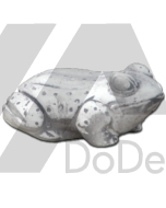 Figurka dekoracyjna żaba z betonu