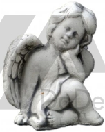 Aniołek betonowy - figurka dekoracyjna