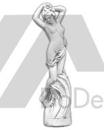 Figura betonowa - Afrodyta na fali