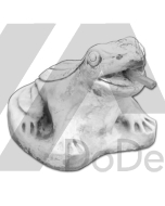 Figura żaby, figurki ogrodowe z betonu w sklepie Dodeko.pl