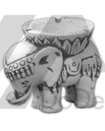 Figurka dekoracyjna słoń popielniczka