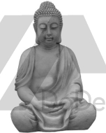 Figurka betonowa - medytacja Buddy w sklepie DoDeko.pl
