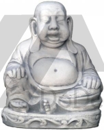 Figurka betonowa gruby wesoły Budda