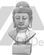 Popiersie betonowe Buddyjki