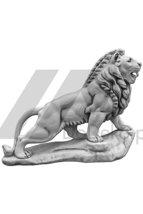 Lew gigant prawy - ogrodowa figura betonowa lwa