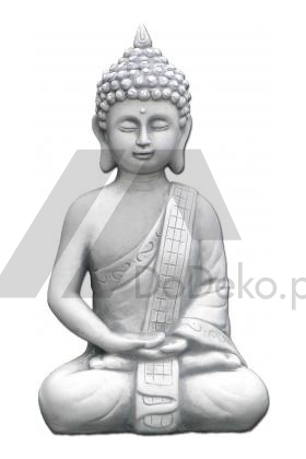 Betonowy młody Budda - medytacja