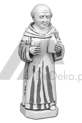 Średnia figurka dekroracyjna mnicha Dom Pierre  Pérignon