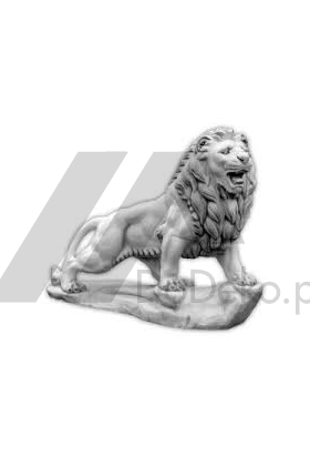 Lew gigant prawy - ogrodowa figura betonowa lwa
