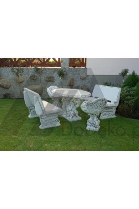 Krzesło ogrodowe, meble ogrodowe z betonu w sklepie DoDeko.pl